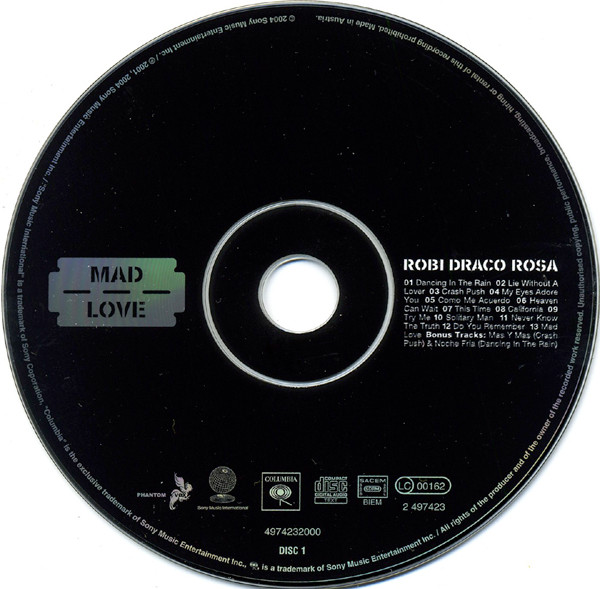 Robi Rosa - Mad Love | Columbia (COL 497423 2) - 3