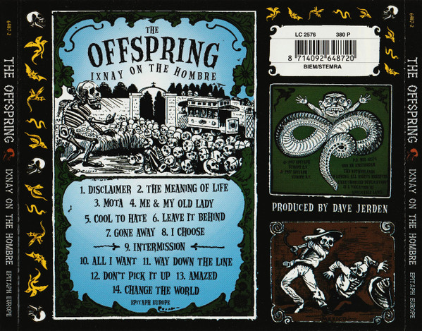 The Offspring - Ixnay On The Hombre | Epitaph (6487-2) - 2