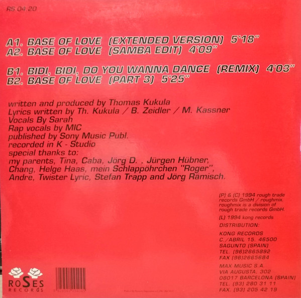 General Base - Base Of Love | Roses Records (RS 04.20) - 2 General Base - Base Of Love | Roses Records (RS 04.20) - 2