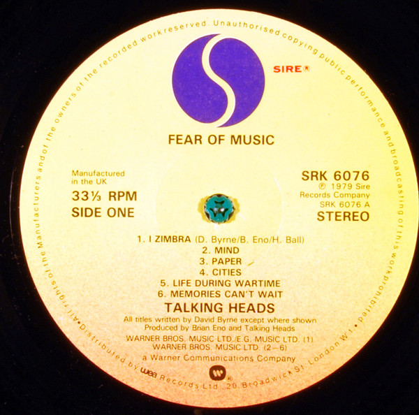 Fear Of Music
