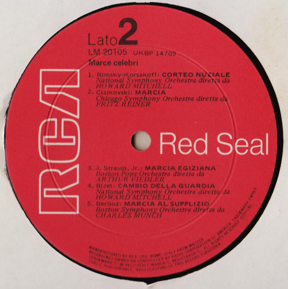 Various - Celebri Marce | RCA Red Seal (LM 20105) - 4