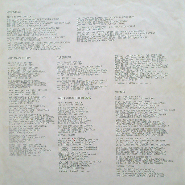 EAV (Erste Allgemeine Verunsicherung) - Café Passé | Mood Records (24 600) - 3 EAV (Erste Allgemeine Verunsicherung) - Café Passé | Mood Records (24 600) - 3