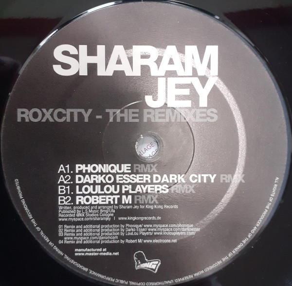 Sharam Jey - Classic Editions Vol. 1 - Roxcity - The Remixes | King Kong Records (KING KONG 028)