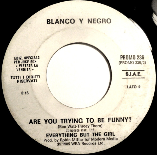 Simply Red / Everything But The Girl - Money's Too Tight (To Mention) / Are You Trying To Be Funny? | Elektra (PROMO 236) - 2 Simply Red / Everything But The Girl - Money's Too Tight (To Mention) / Are You Trying To Be Funny? | Elektra (PROMO 236) - 2