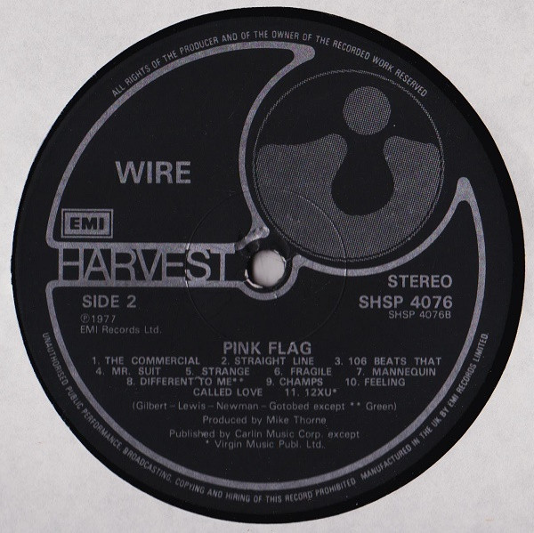 Wire - Pink Flag | Harvest (SHSP 4076) - 4 Wire - Pink Flag | Harvest (SHSP 4076) - 4