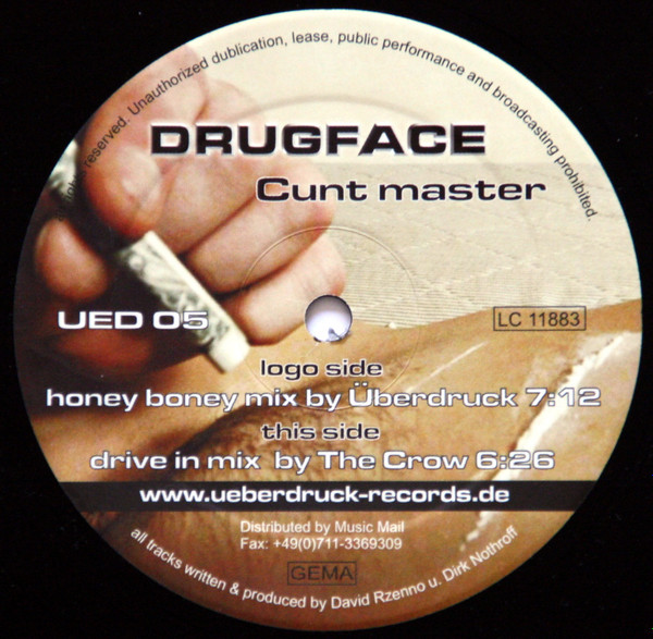 Drugface - Cunt Master | Überdruck Records (UED 05) - 2