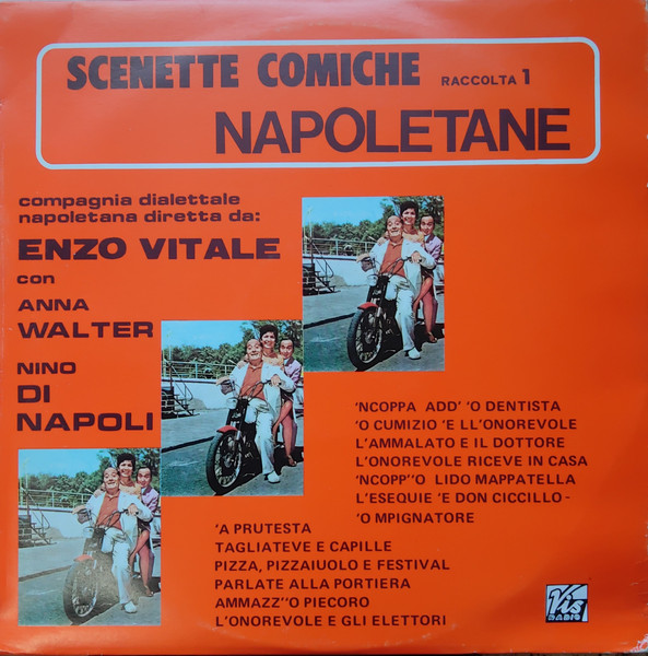 Compagnia Dialettale Napoletana Diretta Da Enzo Vitale Con Anna Walter - Nino Di Napoli - Scenette Comiche Napoletane Raccolta 1 | Vis Radio (VIS LP-2092) - main Compagnia Dialettale Napoletana Diretta Da Enzo Vitale Con Anna Walter - Nino Di Napoli - Scenette Comiche Napoletane Raccolta 1 | Vis Radio (VIS LP-2092) - main