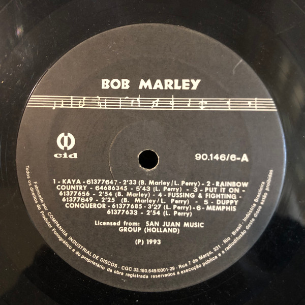 Bob Marley - Bob Marley | CID (90.146/6) - 2