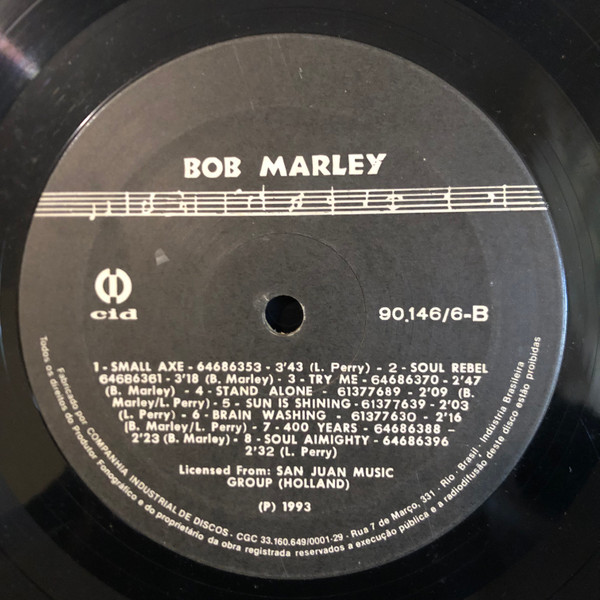 Bob Marley - Bob Marley | CID (90.146/6) - 3