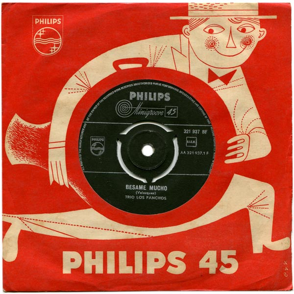 Trio Los Panchos - Bésame Mucho / Quiéreme Mucho = Yours | Philips (321 937 BF)