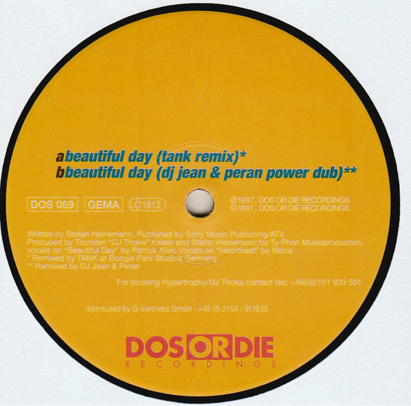 Hypertrophy - Beautiful Day (Remixes) | Dos Or Die Recordings (DOS 069) - 2