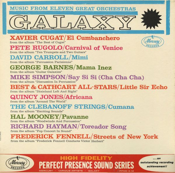 Various - Galaxy (Music From 11 Great Orchestras) | Mercury (PPMD 3-12) - main Various - Galaxy (Music From 11 Great Orchestras) | Mercury (PPMD 3-12) - main
