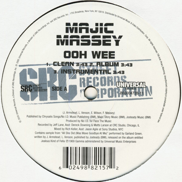 Majic Massey - Ooh Wee / I Got That | Street Records Corporation (B00004728-11) - 3 Majic Massey - Ooh Wee / I Got That | Street Records Corporation (B00004728-11) - 3