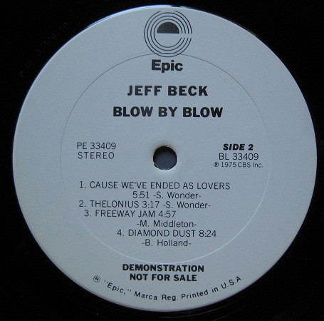 Jeff Beck - Blow By Blow | Epic (PE 33409) - 4