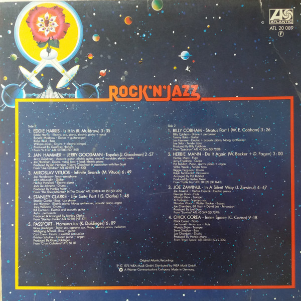 Various - Rock 'N' Jazz - A Fusion | Atlantic (ATL 20 089) - 2 Various - Rock 'N' Jazz - A Fusion | Atlantic (ATL 20 089) - 2