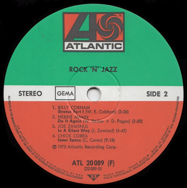 Various - Rock 'N' Jazz - A Fusion | Atlantic (ATL 20 089) - 4 Various - Rock 'N' Jazz - A Fusion | Atlantic (ATL 20 089) - 4