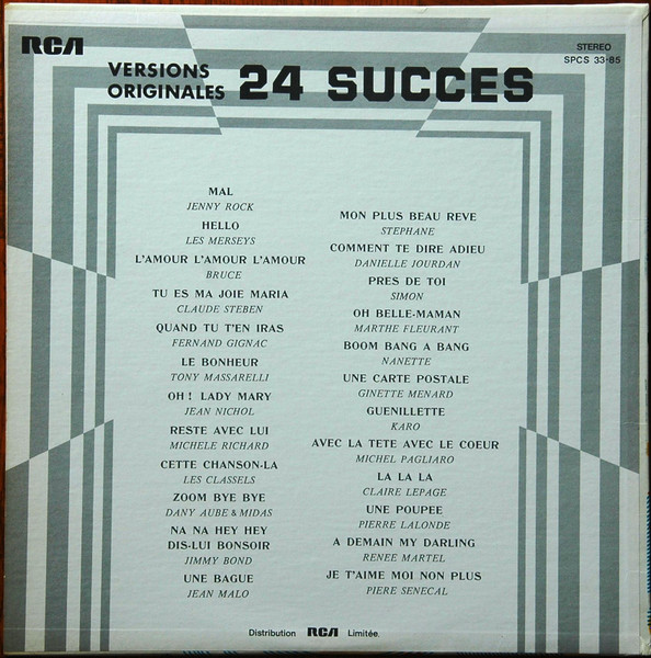 Various - 24 Succès - Versions Originales | RCA (SPCS 33-85) - 2 Various - 24 Succès - Versions Originales | RCA (SPCS 33-85) - 2