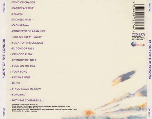 Unknown Artist - Flight Of The Condor - The Magical Sound Of The Pan Pipes | Telstar (TCD 2576) - 4