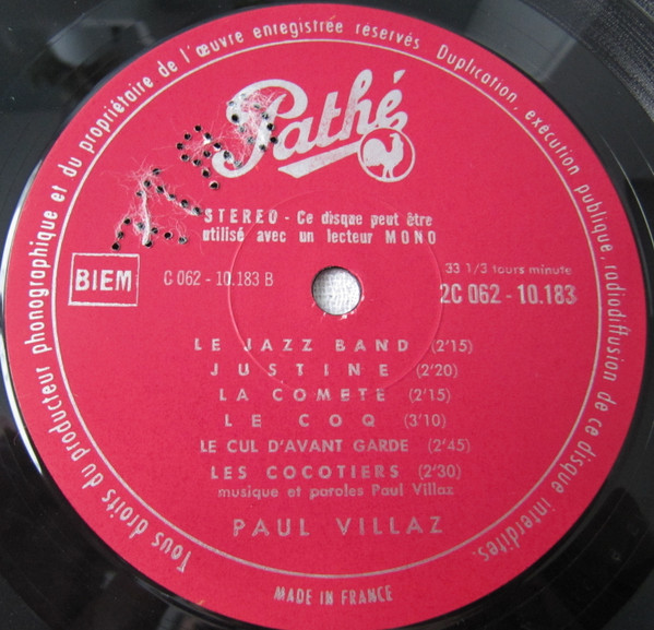 Paul Villaz - Paul Villaz | Pathé (2 C 062-10183) - 4