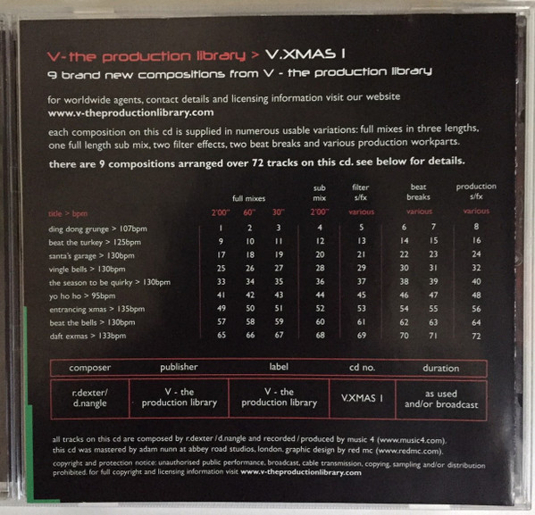 Roger Dexter , Dominic Nangle - V.XMAS I | V - the production library (V.XMAS I) - 2