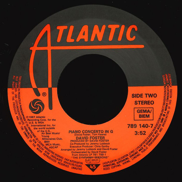 David Foster - Winter Games | Atlantic (789 140-7) - 4