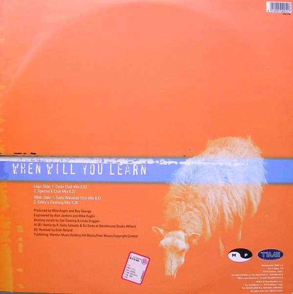 Boy George - When Will You Learn | TIME (TIME 096) - 2 Boy George - When Will You Learn | TIME (TIME 096) - 2