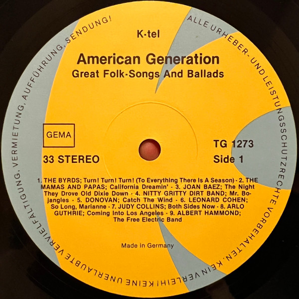 Various - American Generation | K-Tel (TG 1273) - 3