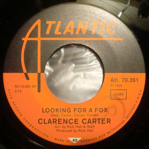 Clarence Carter - Looking For A Fox | Atlantic (ATL 70 261) - 2