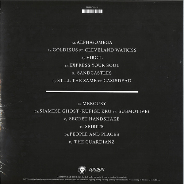Goldie Presents Rufige Kru - Alpha Omega | London Records (LMS1725331) - 2