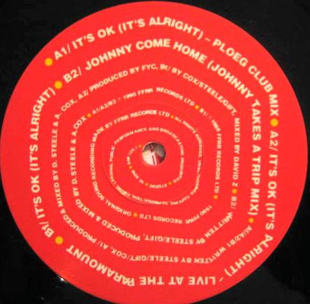 Fine Young Cannibals - It's OK (It's Alright) | London Records (869 129.1) - 2