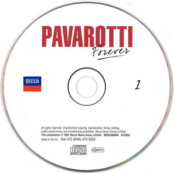 Luciano Pavarotti - Pavarotti Forever | Decca (475 9349) - 4