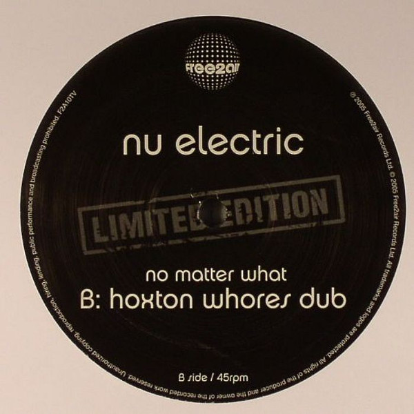 Nu Electric - No Matter What | free2air Recordings (F2A 10TV) - 2
