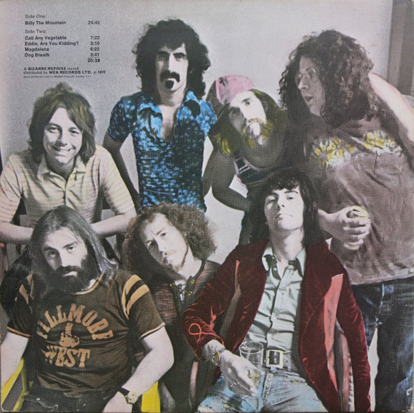 The Mothers - Just Another Band From L.A. | Reprise Records (K 44179) - 4