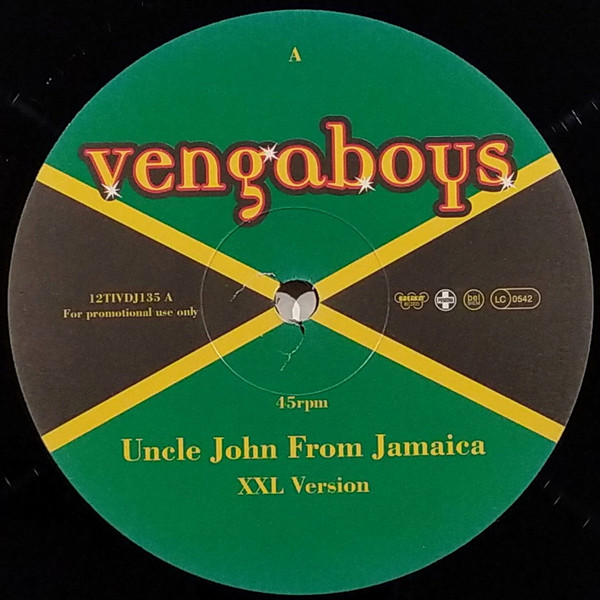Vengaboys - Uncle John From Jamaica | Positiva (12TIVDJ-135) - 3