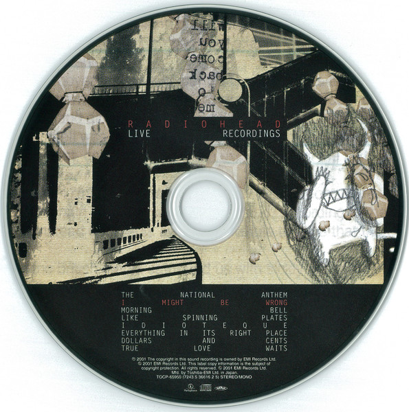 Radiohead - I Might Be Wrong - Live Recordings | EMI (TOCP-65950) - 4