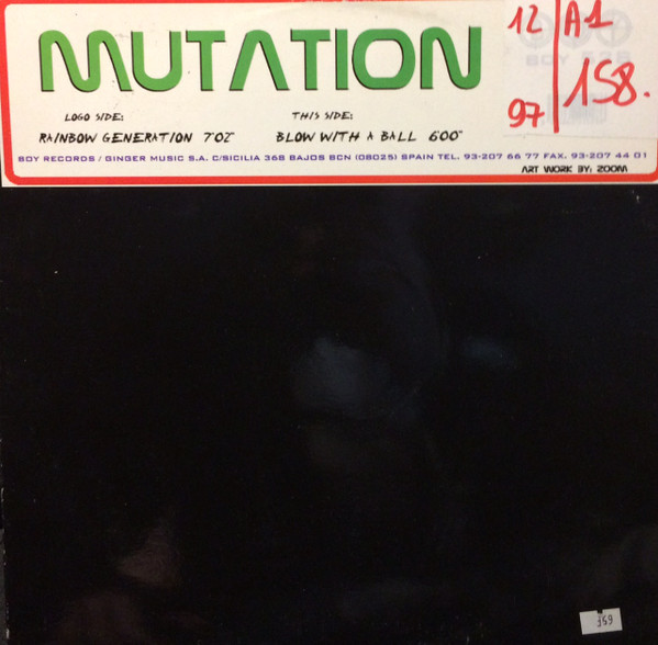 Mutation - Rainbow Generation / Blow With A Ball | Boy Records (BOY-528) - 3