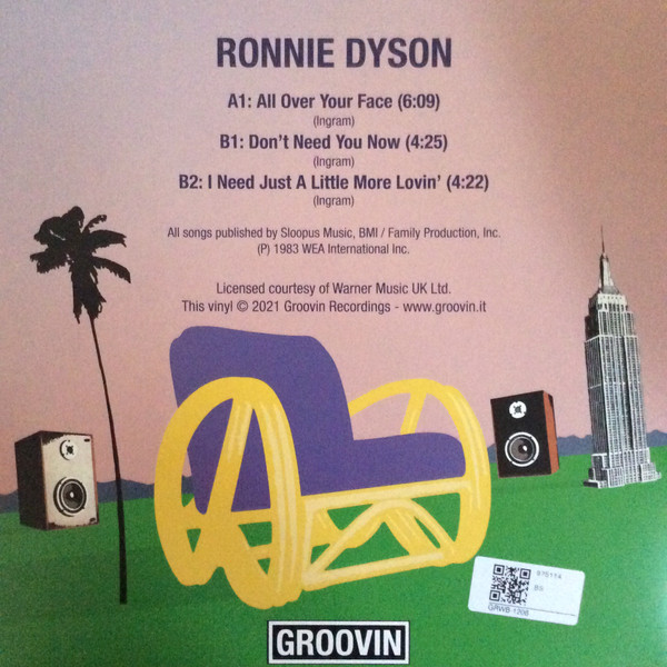 Ronnie Dyson - All Over Your Face | Groovin Recordings (GRWB-1208) - 2