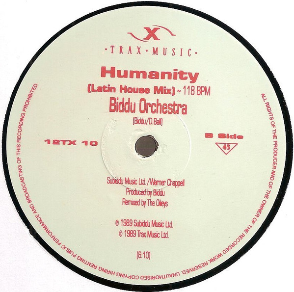 Biddu Orchestra Featuring Erica Holland - Foundation Of Love | Trax Music (12TX 10) - main