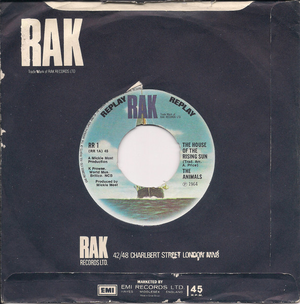 The Animals - The House Of The Rising Sun | RAK (RR 1) - 3