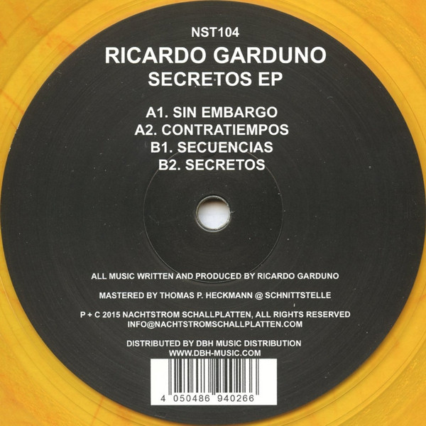 Ricardo Garduno - Secretos EP | Nachtstrom Schallplatten (NST104) - 2