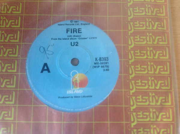U2 - Fire | Island Records (K-8393) - 3 U2 - Fire | Island Records (K-8393) - 3