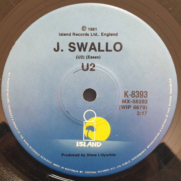 U2 - Fire | Island Records (K-8393) - 2 U2 - Fire | Island Records (K-8393) - 2
