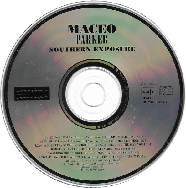 Maceo Parker - Southern Exposure | Minor Music (MM 801033) - 3