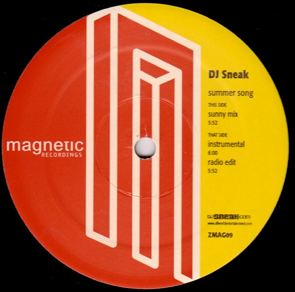 DJ Sneak - Summer Song | Magnetic Recordings (ZMAG09) - 2 DJ Sneak - Summer Song | Magnetic Recordings (ZMAG09) - 2