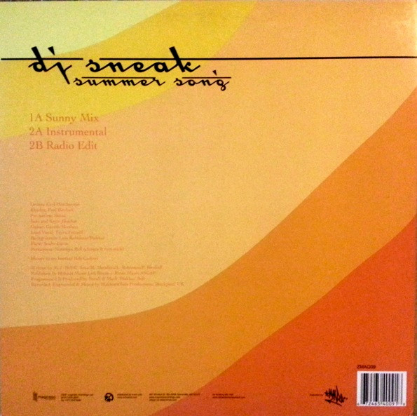DJ Sneak - Summer Song | Magnetic Recordings (ZMAG09) - 4 DJ Sneak - Summer Song | Magnetic Recordings (ZMAG09) - 4
