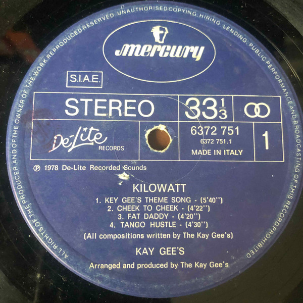 The Kay-Gees - Kilowatt | Mercury (6372 751) - 2