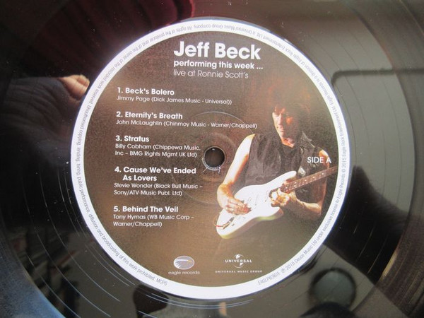 Jeff Beck - Jeff Beck Performing This Week...Live At Ronnie Scott's | Eagle Records (ER203861) - 4 Jeff Beck - Jeff Beck Performing This Week...Live At Ronnie Scott's | Eagle Records (ER203861) - 4