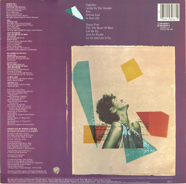 Randy Crawford - Nightline | Warner Bros. Records (92-3976-1) - 2