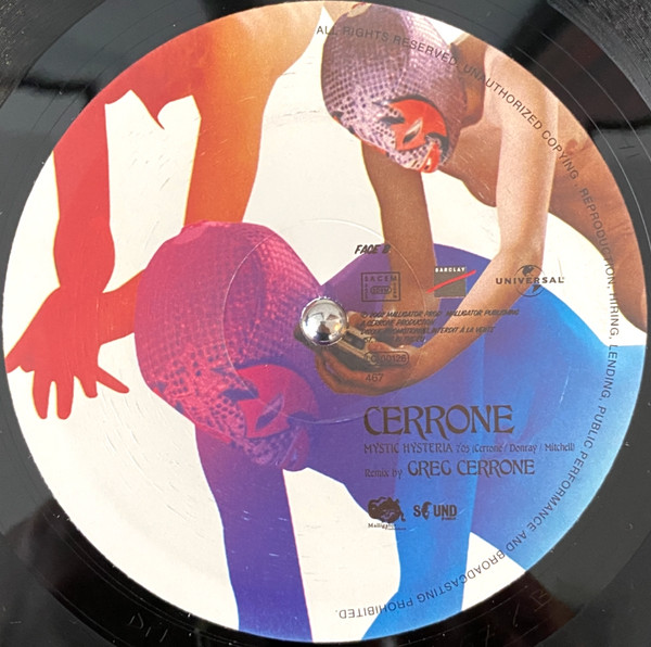 Cerrone - Hysteria | Malligator (MAL-502161) - 3