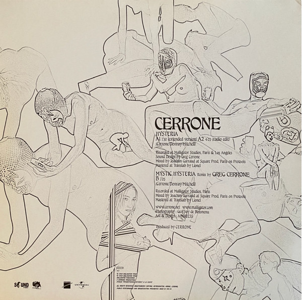Cerrone - Hysteria | Malligator (MAL-502161) - 2
